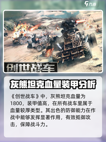创世战车🔥灰熊坦克超强攻略来了！🎮截图2