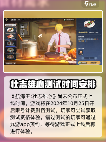 航海王壮志雄心什么时候公测介绍截图2