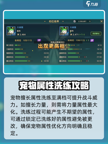 魔力宝贝复兴版🔥宠物洗练终极攻略来了！快人一步🚀截图3