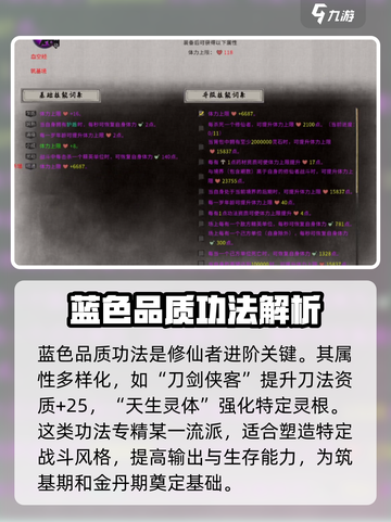 鬼谷八荒功法划分大揭秘！🔥手游党必看✨截图4