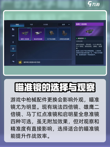 星球重启准镜配件有哪些介绍截图2