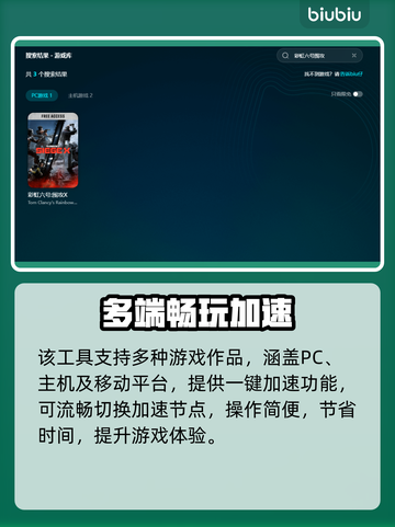 🎮彩虹六号加速器推荐！秒杀延迟🔥截图5