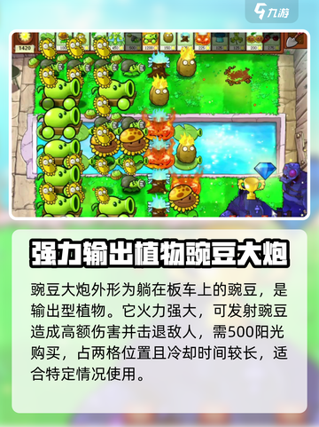 植物大战僵尸：豌豆大炮✨超强作用揭秘🔥截图2