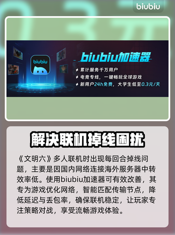 文明6掉线？用这个加速器🔥稳到飞起！🎮截图2