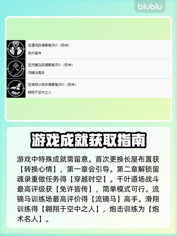 浪人崛起奖杯清单💥，玩家必看！🎮截图9
