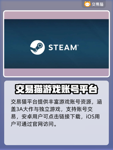 🔥Steam账号购买平台大揭秘！🎮截图2