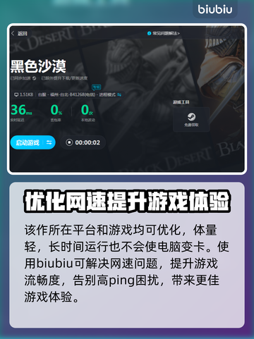 黑色沙漠🔥加速器推荐，玩游戏必备！截图3