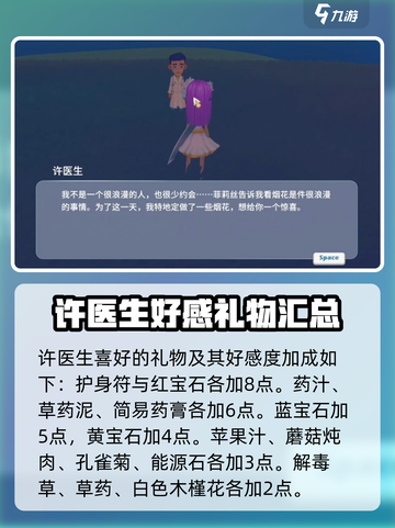 《波西亚时光》冬4日礼物大揭秘🎁角色喜好全攻略！截图4