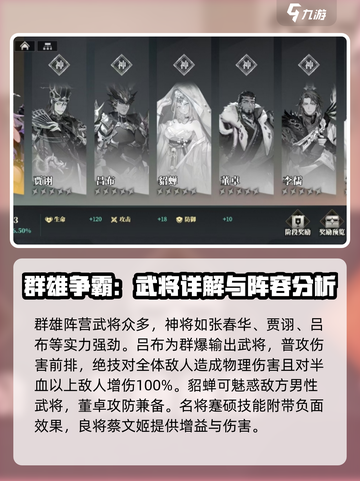 三国志幻想大陆2枭之歌武将有哪些介绍截图4