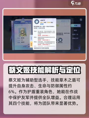 破晓序列🔥蔡文姬角色超详细解析来了！🎮截图4