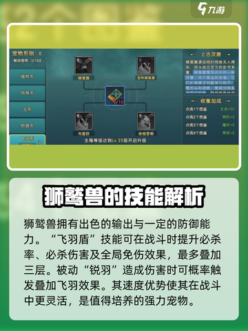 魔力宝贝复兴版：狮鹫技能全解析，超强🔥等你来战！截图4
