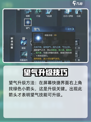 逆水寒手游望气升级怎么弄介绍截图2