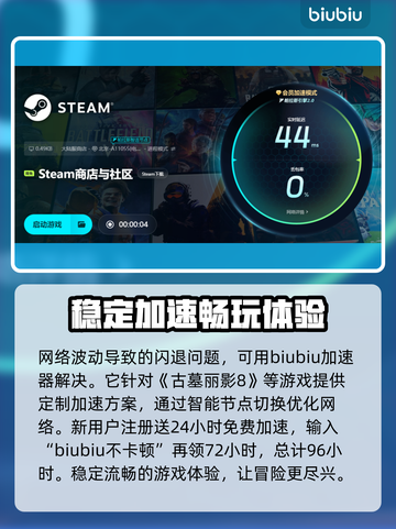 古墓丽影8闪退？这个加速器🔥让你畅玩无忧！🎮截图4