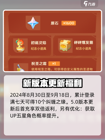 原神四周年庆活动有什么福利介绍截图3