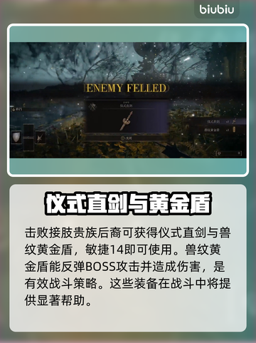 艾尔登法环🔥黑夜君临接肢贵族后裔打法揭秘！⚔截图4