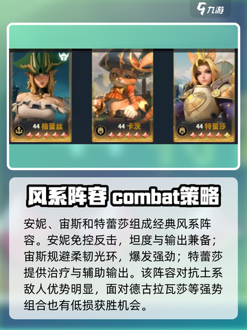 荒野国度风系阵容怎么搭配介绍截图2