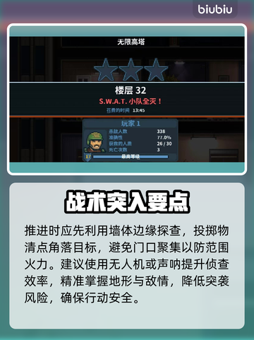 💥《破门而入》无尽高塔S级攻略！🔥截图3