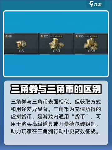 三角洲行动三角券与三角币的区别介绍截图2