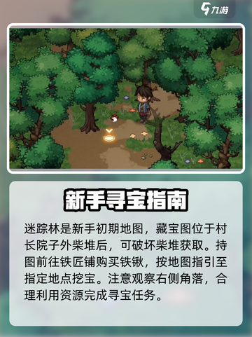 大侠立志传迷踪林藏宝图位置介绍截图2