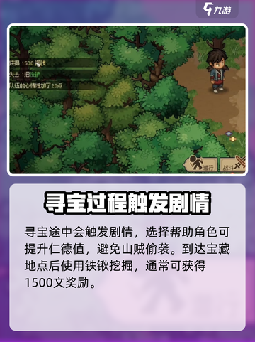 大侠立志传迷踪林藏宝图位置介绍截图3
