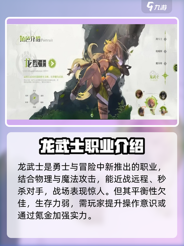 勇士与冒险选哪个职业介绍截图5