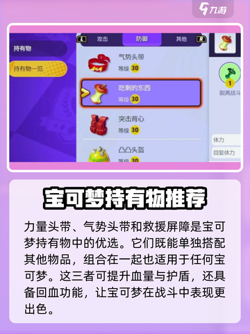 宝可梦大集结携带物介绍介绍截图4