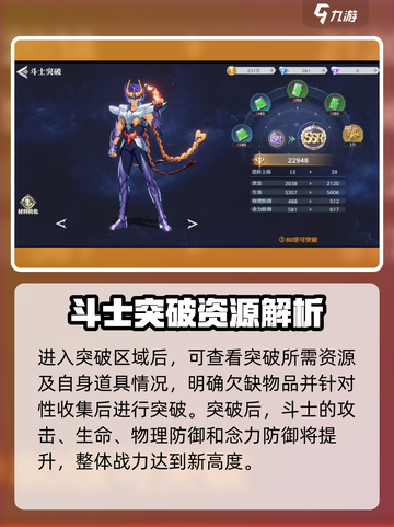 圣斗士星矢重生🔥斗士突破功能超详解！截图3