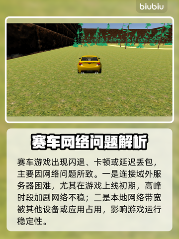 💥赛车游戏闪退卡顿？一招解决延迟丢包！截图2