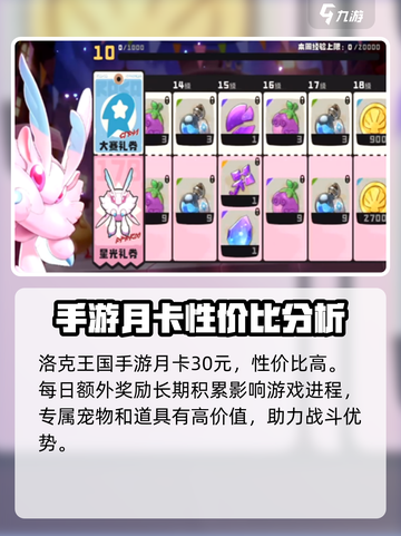 洛克王国手游月卡值得买吗介绍截图2