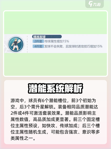 排球少年手游球员潜能系统介绍介绍截图2