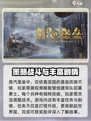 蒸汽堡垒🔥玩法大全，轻松上手秒变大神！🎮截图3
