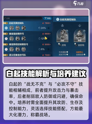 世界启元🔥白起技能超详解，战力飙升必看！截图4