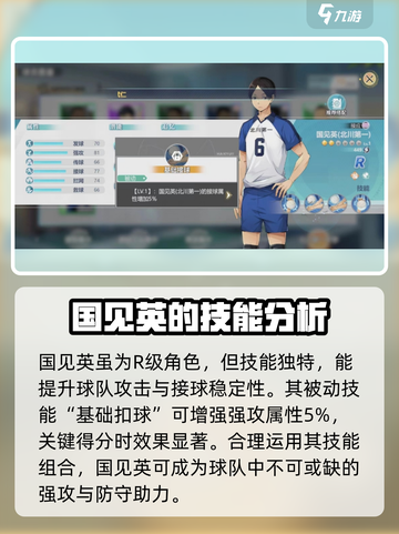 排球少年手游🔥国见英角色效果全解析来了！截图2
