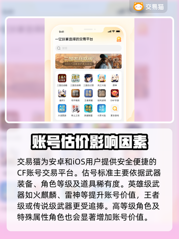 CF游戏账号估值大揭秘！🔥快来了解估号标准✨截图2