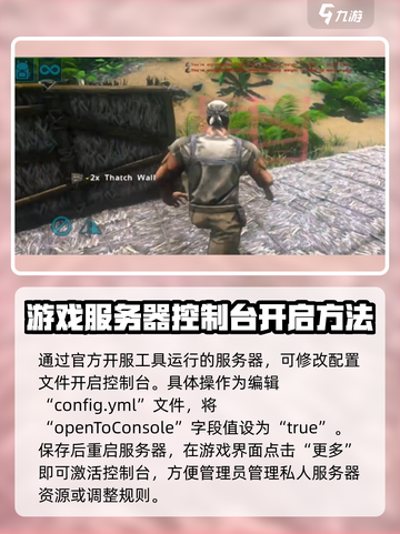 方舟生存进化手游控制台开启方法💎截图3