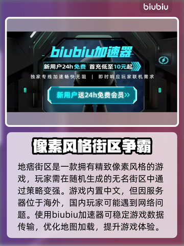 地痞街区卡顿🔥用这个加速器流畅玩🎮截图2