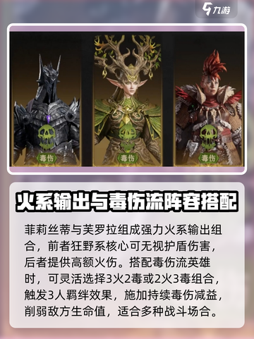 龙息神寂毒系阵容如何搭配介绍截图3
