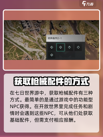 七日世界枪械配件获取方式介绍截图2