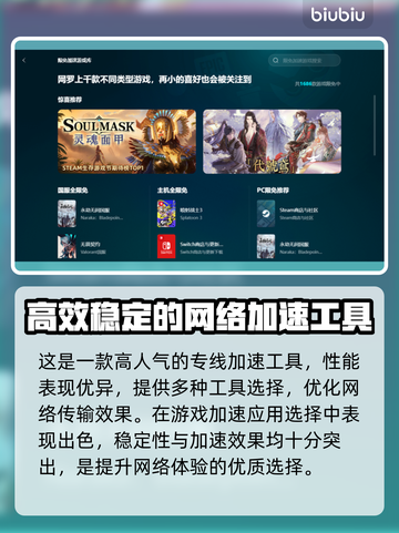 PC游戏加速器推荐，免费加速让你畅玩🔥截图3