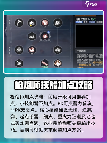 枪炮师加点全攻略！晶核💥玩家必看🔥截图2