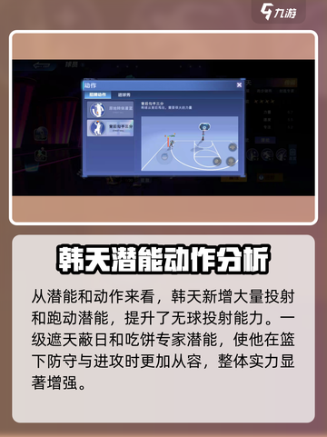 全民大灌篮韩天厉害吗介绍截图4