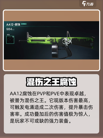 七日世界推荐武器排行榜介绍截图3