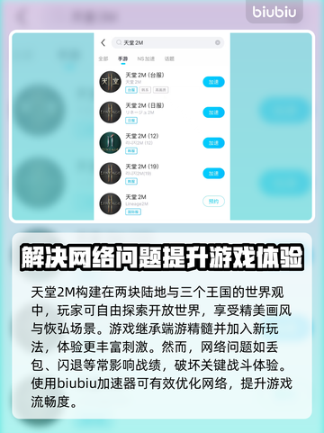 天堂2M延迟丢包？这样解决超简单！💥🔥截图2