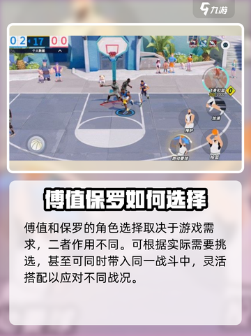 全明星街球派对傅值和保罗哪个好介绍截图2