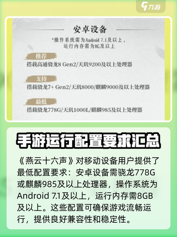 燕云十六声最低配置要求介绍截图3