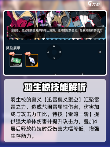 《飞跃虹镜》羽生椋技能强度分析💥🔥截图3