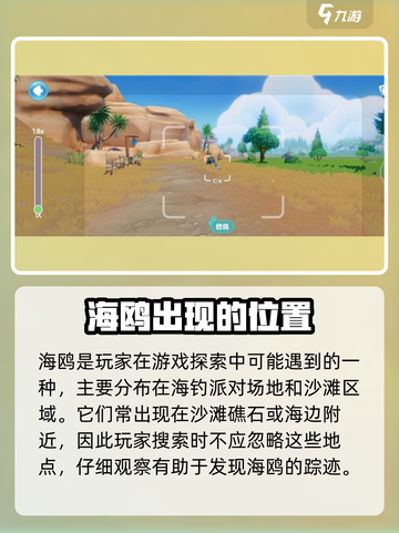 心动小镇🔥海鸥位置大揭秘！快来捕捉✨截图3