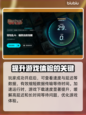 背包乱斗下载慢？这款加速器让你瞬间飙车🚀🔥截图6