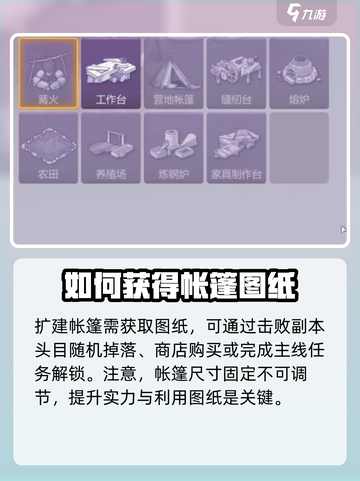 阿瑞斯病毒2🔥扩建帐篷方法与条件全解析！截图2