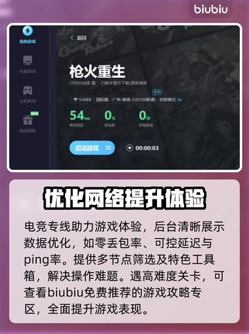 枪火重生卡顿🔥用这个加速器立马顺畅！截图4